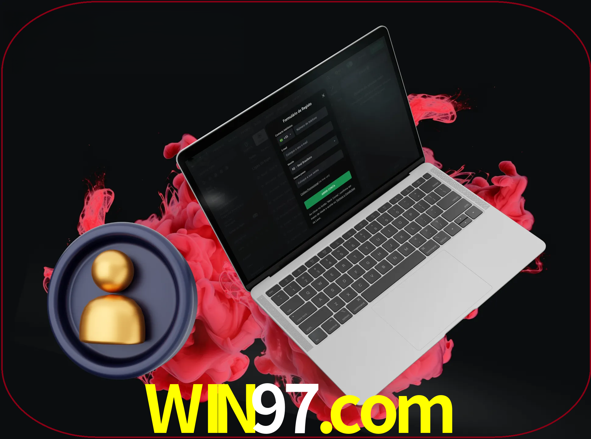 No cabeçalho do site win97, clique no botão que o levará a um formulário especial onde terá de introduzir as suas informações actuais.